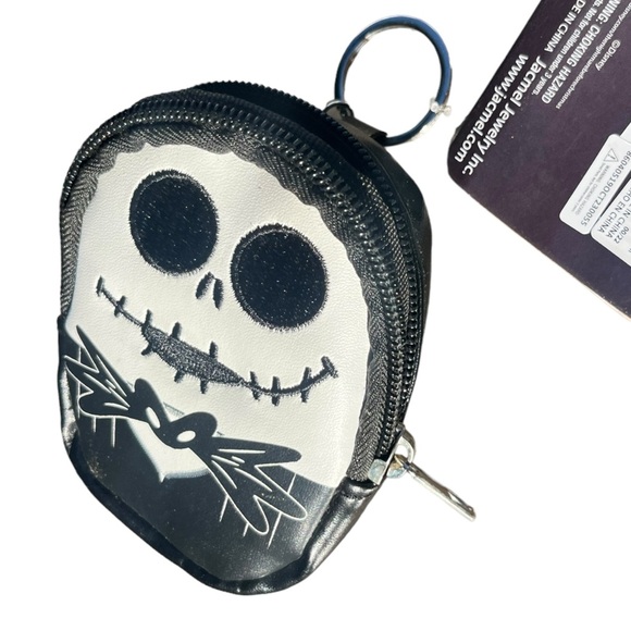 Tim Burton nightmare B4. Mini backpack key chain. by Disney. Black skeleton - Picture 1 of 7